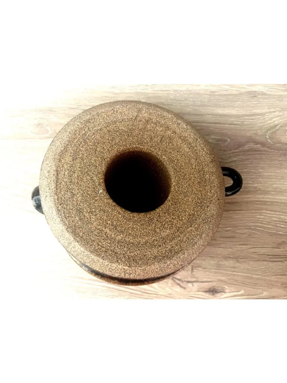 Handmade Studio Art Pottery Citrus Juicer Reamer Stoneware Brown Folk Art